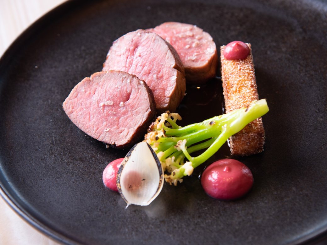 A contemporary dish from Kerem Engin, plate 1